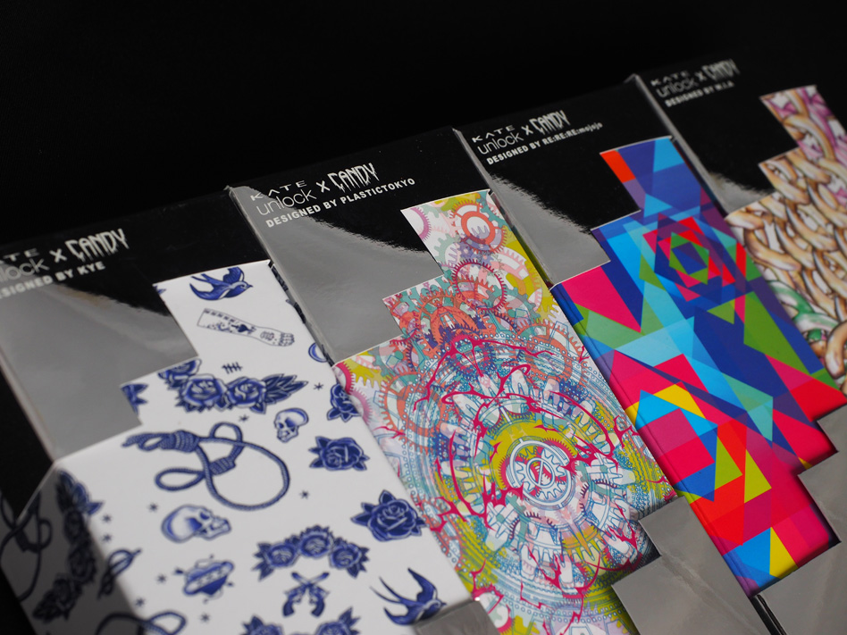 メタル紙×フルカラー印刷紙でのパッケージです