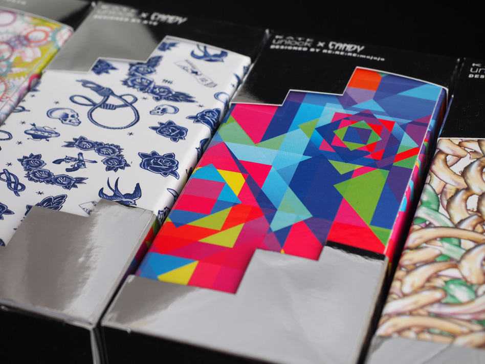 フルカラー印刷で非常に個性的なデザインです